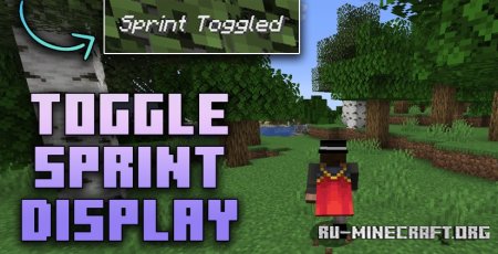 Скачать Toggle Sprint Display для Minecraft 1.21