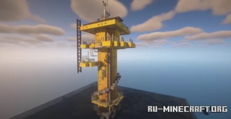  Oceanographic Observation Tower  Minecraft