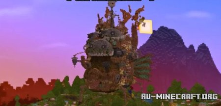  The Howl Moving Castle in Minecraft - Created by NewMY123  Minecraft