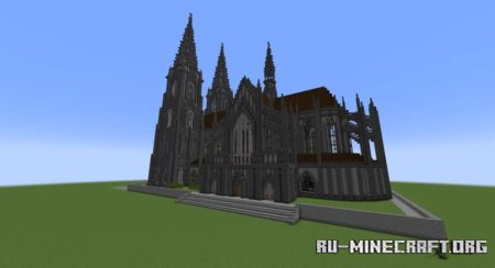  Dom zu Koln inspired cathedral  Minecraft