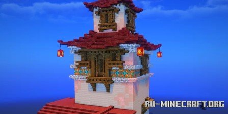  Oriental temple by Stasio_Industry  Minecraft