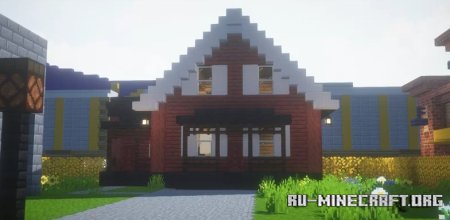  1950s canadian typical house  Minecraft