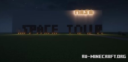  Space Tour: A Short, Dark Roller Coaster  Minecraft