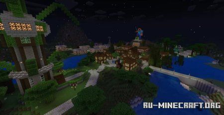  MountainSide Villages  Minecraft