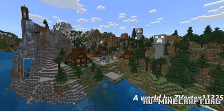  MountainSide Villages  Minecraft