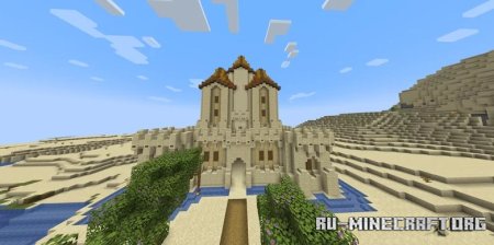  Sand Castle Base by Dovkin  Minecraft