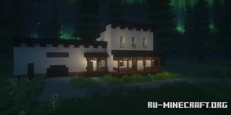  White Quebec 1925 House  Minecraft