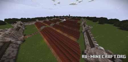  Roman style small fortress  Minecraft