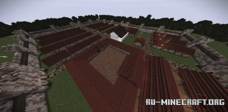  Roman style small fortress  Minecraft