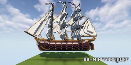  19th Century Clipper-Style Ship  Minecraft