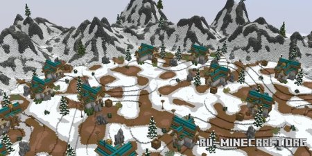  Snowy Pvp Map  Minecraft