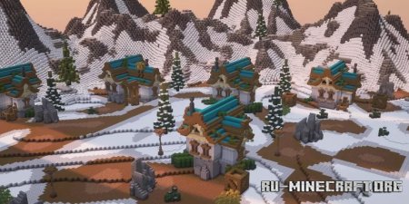  Snowy Pvp Map  Minecraft