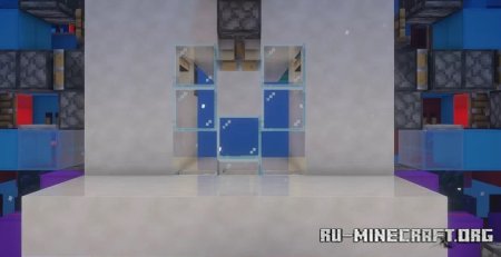  fast 3x3 flush glass door  Minecraft