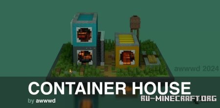  Container Starter House  Minecraft