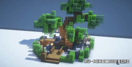  Bonsai Tree Pond Build  Minecraft