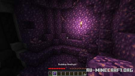  Silk Touch Budding Amethyst  Minecraft 1.21.1