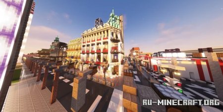  European Style Townhouse  Minecraft