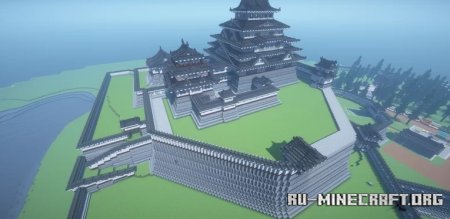  Habujo: A Japanese Castle  Minecraft