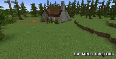  Cabin in the woods by Traintrackz  Minecraft