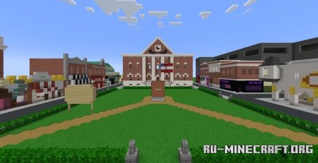  Back to the Future Courtyard 1955  Minecraft