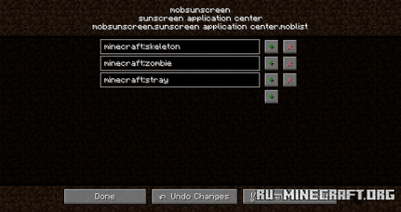  Mob Sunscreen  Minecraft 1.21.1