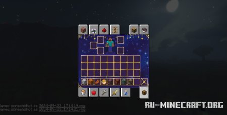  Space and Stars GUI  Minecraft 1.21