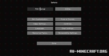  Space and Stars GUI  Minecraft 1.21