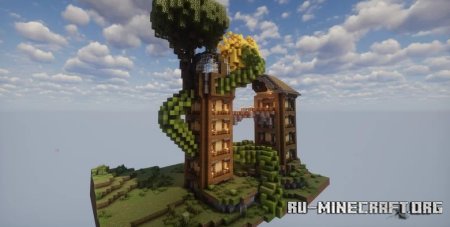  Sunflower Tower House  Minecraft