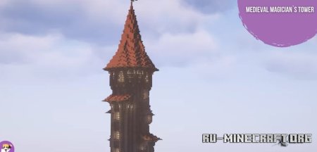  Medieval Magician's Tower  Minecraft