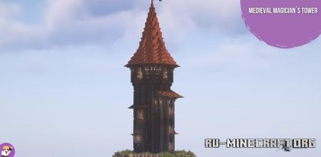  Medieval Magician's Tower  Minecraft