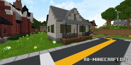  1950s Quebec suburb home  Minecraft