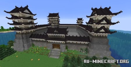  Swordself MC Japanese Castle recreation  Minecraft