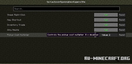  Pickable Villagers  Minecraft 1.21.1