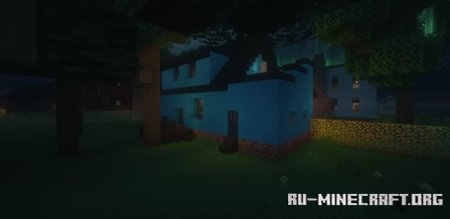  Small Blue Quebec Farmhouse  Minecraft