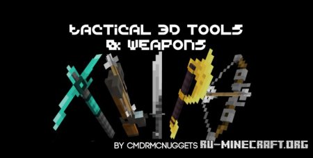  Tactical 3D PVP Tools & Weapons  Minecraft 1.21