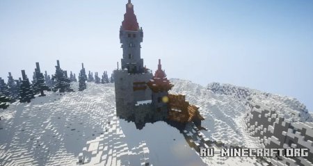  Small fortress in snow  Minecraft