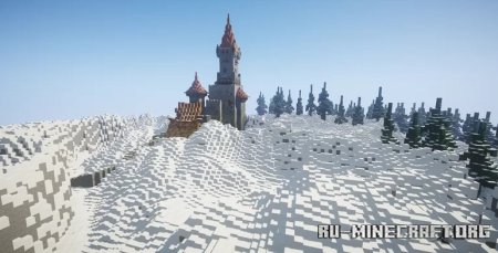  Small fortress in snow  Minecraft