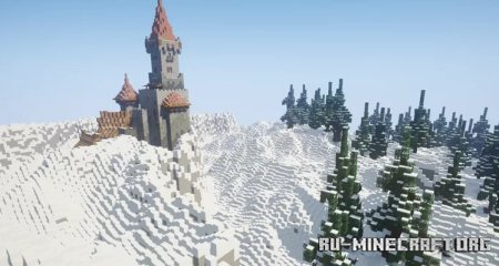  Small fortress in snow  Minecraft