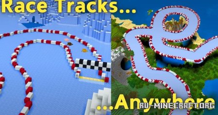  Ice-Boat Racetrack GENERATOR  Minecraft