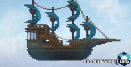  FREE medieval ship by CubeComicsOfficial  Minecraft