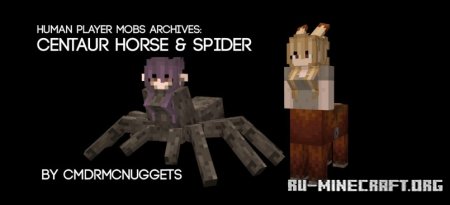  Centaur Horse and Spider  Minecraft 1.21