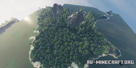  Mountain Island - By Manwe  Minecraft