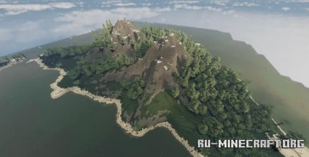  Mountain Island - By Manwe  Minecraft