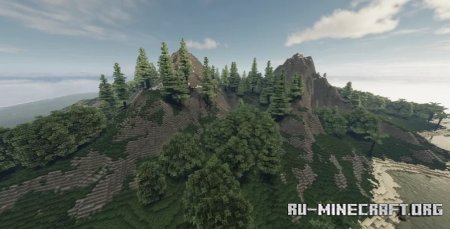  Mountain Island - By Manwe  Minecraft