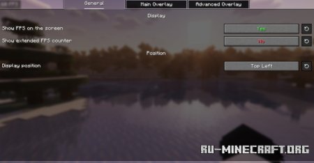  FPS Overlay  Minecraft 1.21.1