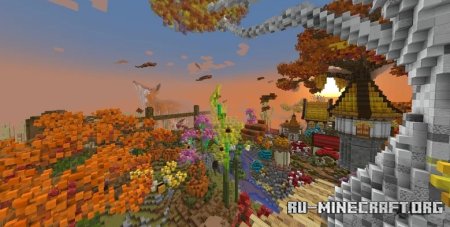  Autumnal Lobby by Xzair  Minecraft