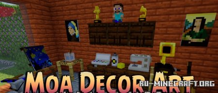 Скачать Moa Decor Art для Minecraft 1.20.1