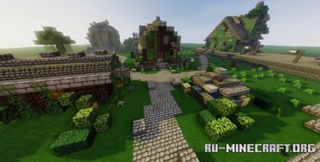  Shakes & Fidget Village, a Medieval Town Recreation  Minecraft