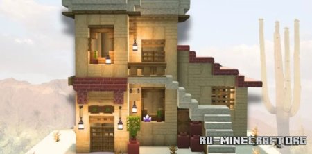  Desert Starter House by MpanBuilds  Minecraft