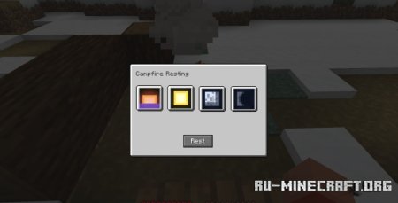  Campfire Resting  Minecraft 1.21.3